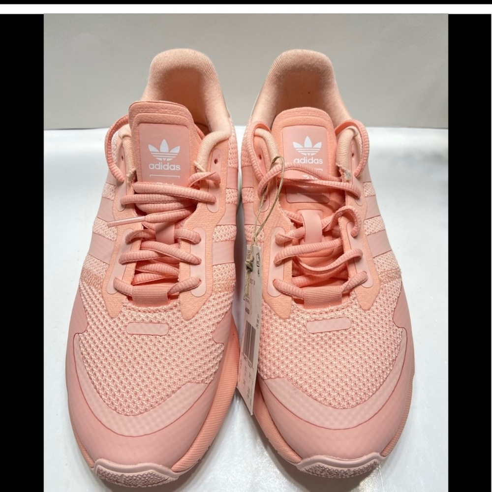 Pink adidas shoes